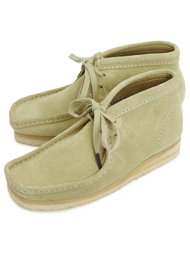 Women's Wallabee Ankle Boots Beige - CLARKS - BALAAN 1