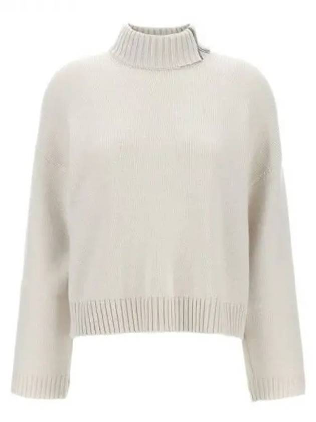 Monili high neck cashmere knit - BRUNELLO CUCINELLI - BALAAN 1