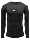 Pro Dri Fit Tight Fitness Long Sleeve T-Shirt Black - NIKE - BALAAN 2