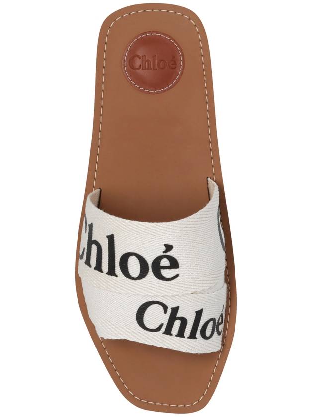 Chloé ‘Woody’ Slides, Women's, Cream - CHLOE - BALAAN 6