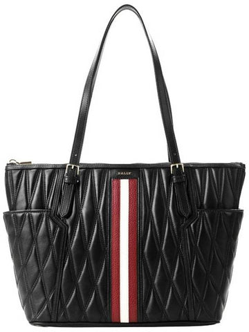 Damira Shoulder Tote Bag Black - BALLY - BALAAN 1