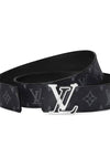 LV 40mm Reversible Monogram Eclipse Leather Belt Black - LOUIS VUITTON - BALAAN 2