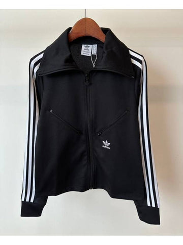 Jersey Track Top Jacket H35609 Black WOMENS - ADIDAS - BALAAN 1