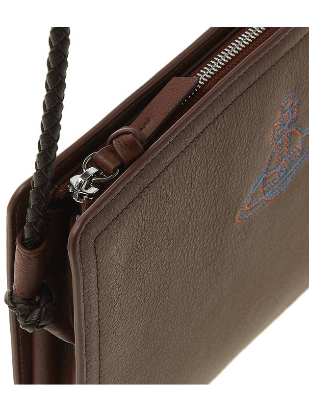 Benny Leather Cross Bag Brown - VIVIENNE WESTWOOD - BALAAN 9