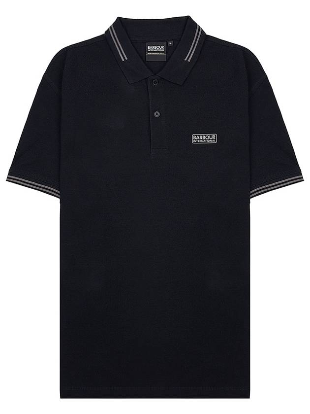 International Essential Tipped Short Sleeve Polo Shirt Black - BARBOUR - BALAAN 10