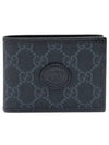 Interlocking GG Mini Half Wallet Black - GUCCI - BALAAN 5