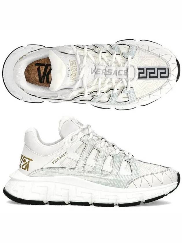 Men's Trigreca Low Top Sneakers White - VERSACE - BALAAN 2