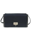 Rockstud Shoulder Bag Black - VALENTINO - BALAAN 1