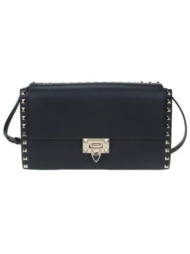 Rockstud Shoulder Bag Black - VALENTINO - BALAAN 1