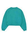 NY Country Club Crop Crew Neck Sweatshirt Blue - SPORTY & RICH - BALAAN 3