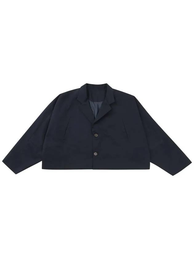 batwing short cotton jacket navy - AJOBYAJO - BALAAN 2