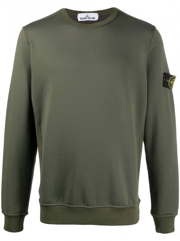 Wappen Patch Sweatshirt Dark Green - STONE ISLAND - BALAAN 1