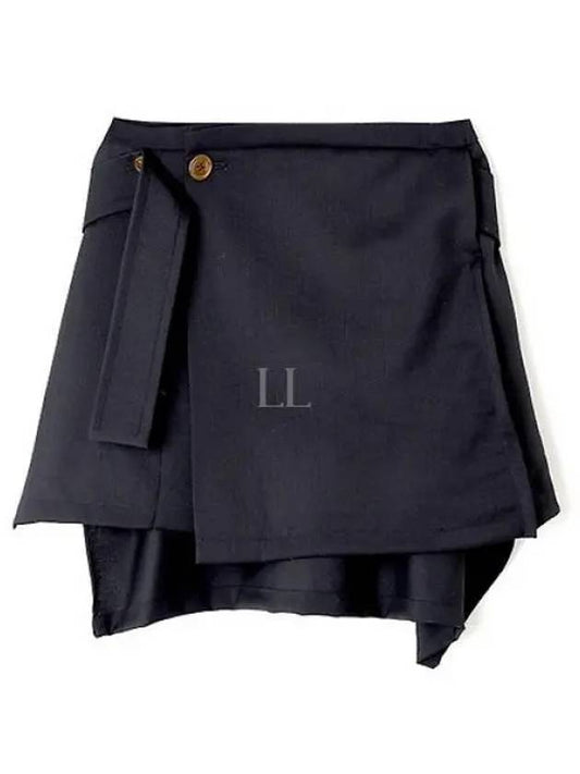 Meghan Kilt Unbalance Skirt Black - VIVIENNE WESTWOOD - BALAAN 2