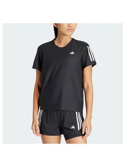 Own The Run Running Short Sleeve T-Shirt Black - ADIDAS - BALAAN 2