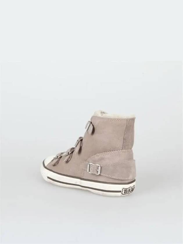 14FW Virginie fleece high top VIRGINY TAUPE - ASH - BALAAN 3