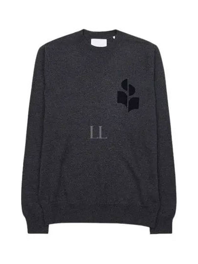 Men's Evans Logo Sweatshirt Grey - ISABEL MARANT - BALAAN 2