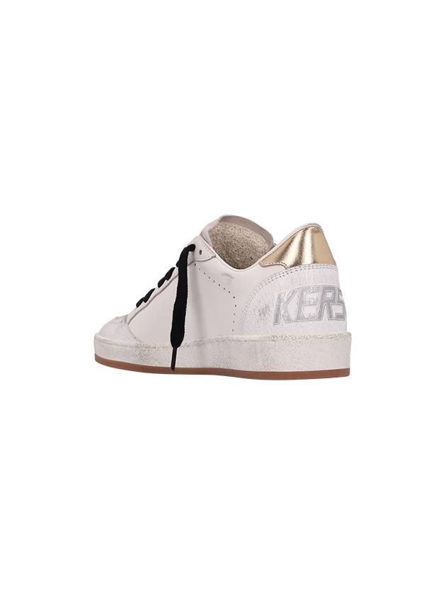 Ballstar Gold Top Low Top Sneakers White - GOLDEN GOOSE - BALAAN 4