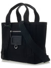 Tag Strap Small Tote Bag Black - KENZO - BALAAN 3