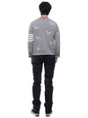 Hector Intarsia Crew Neck Knit Top Grey - THOM BROWNE - BALAAN 6