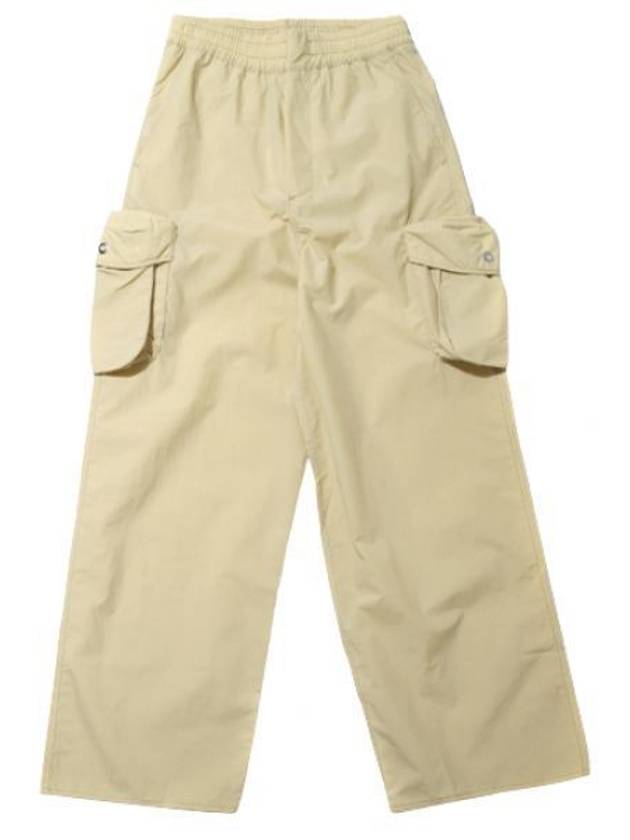 Elastic Cargo Straight Pants Beige - SUNNEI - BALAAN 2