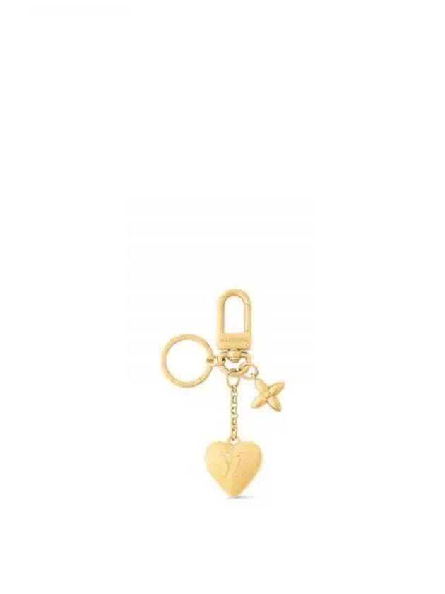 Satin Heart Bag Charm Key Holder Gold - LOUIS VUITTON - BALAAN 2