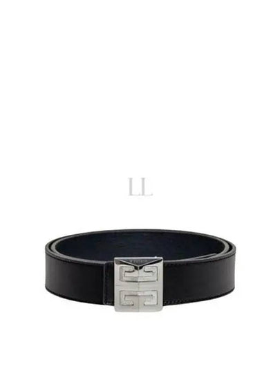 Men's 4G Logo Grain Leather Reversible Belt Black - GIVENCHY - BALAAN 2