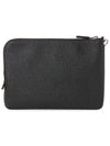 Small Saffiano Leather Pouch Black - PRADA - BALAAN 4