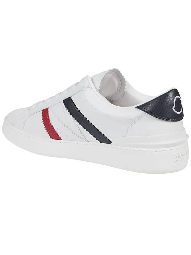 MONACO M Three Stripes Sneakers White 4M002 90 M3126 P07 - MONCLER - BALAAN 3