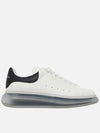 Oversole Black Tab Leather Low Top Sneakers White - ALEXANDER MCQUEEN - BALAAN 2