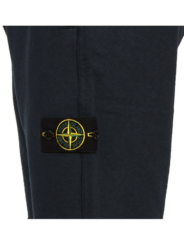 Compass Badge Cotton Track Shorts Navy - STONE ISLAND - BALAAN 10