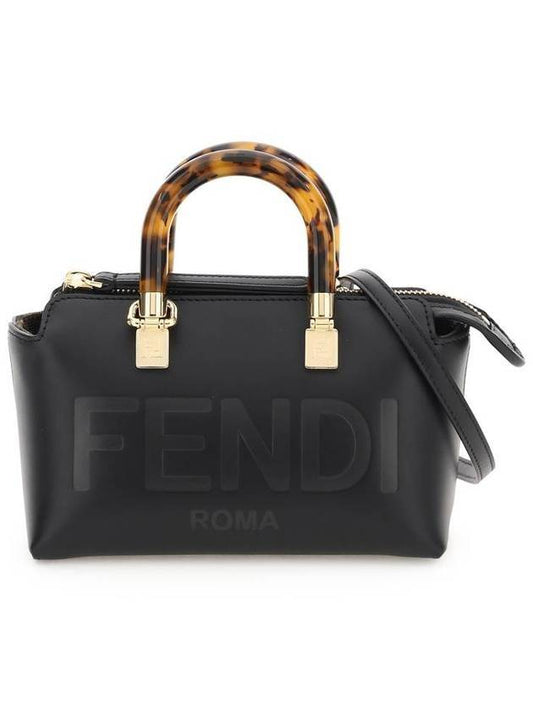By The Way Small Leather Tote Bag Black - FENDI - BALAAN 1