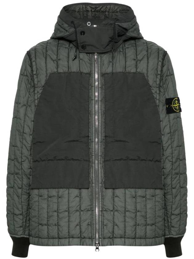 Stella Primaloft Quilted Nylon Zip-up Jacket Dark Green - STONE ISLAND - BALAAN 1