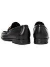 Gancini Ornament Moccasin Loafers Black - SALVATORE FERRAGAMO - BALAAN 7