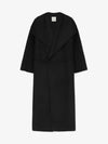 Signature Wool Cashmere Single Coat Black - TOTEME - BALAAN 2