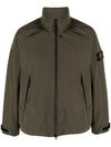 Micro Twill Pure Insulation Technology Primaloft Jacket Olive Green - STONE ISLAND - BALAAN 1