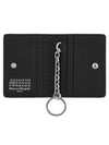 4 Stitch Keyring Card Wallet Black - MAISON MARGIELA - BALAAN 4