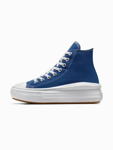 Chuck Taylor All Star Move Platform High Top Sneakers Blue - CONVERSE - BALAAN 1