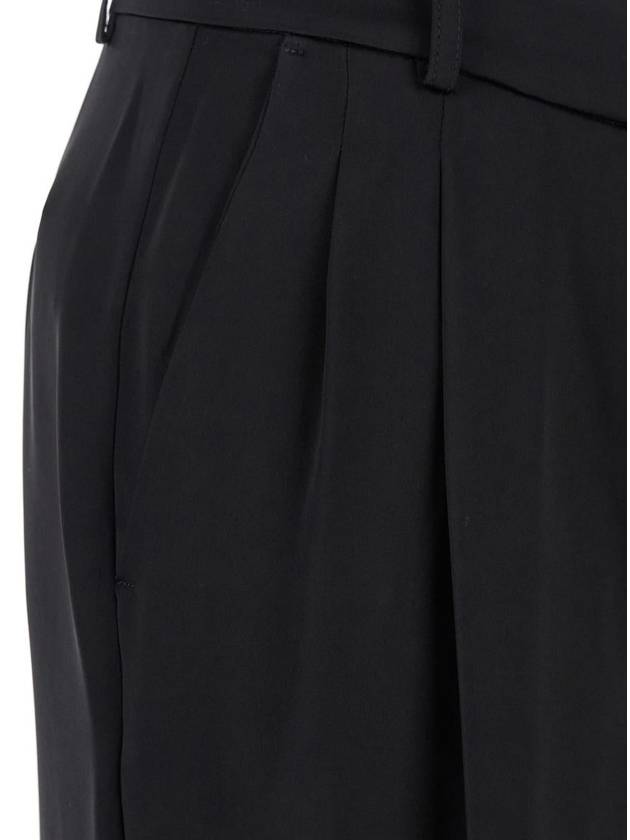 'Laon' Black Pants With Belt Loops In Tech Fabric Woman - PINKO - BALAAN 3