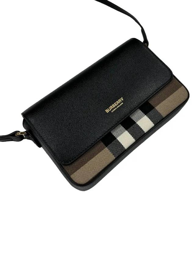 New Hampshire Cross Bag Black - BURBERRY - BALAAN 5