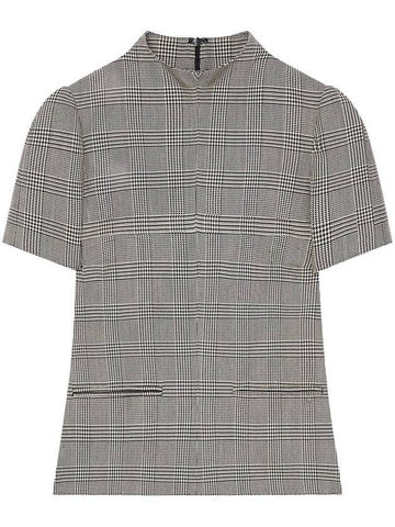 Courrèges Prince Of Wales-Pattern T-Shirt - COURREGES - BALAAN 1