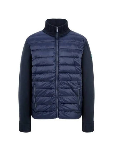 MEN SEDUM Knit Jacket Navy - SAVE THE DUCK - BALAAN 1