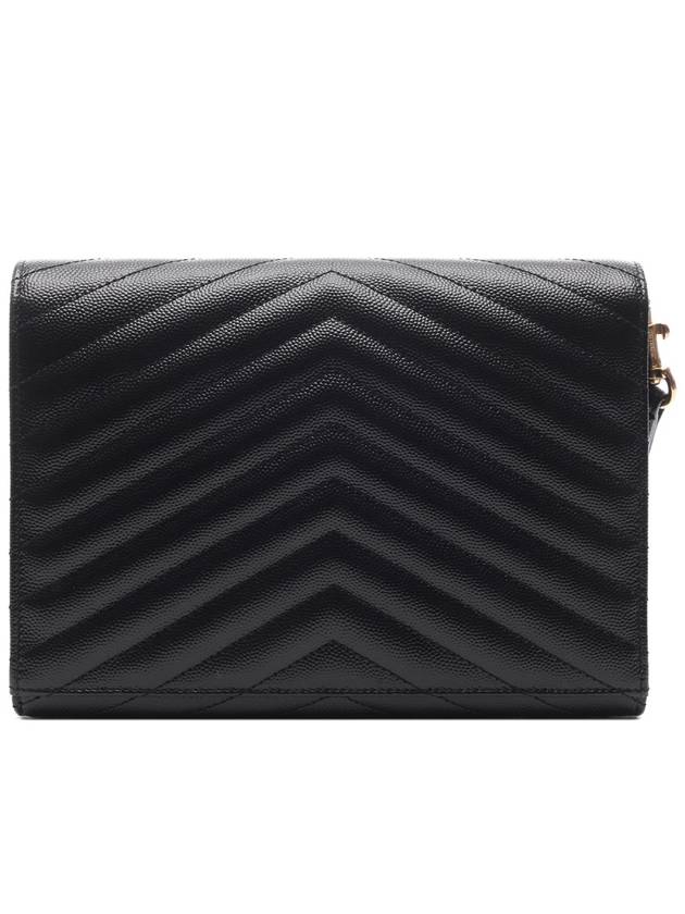 Grain De Poudre Cassandre Clutch Bag Black - SAINT LAURENT - BALAAN 5