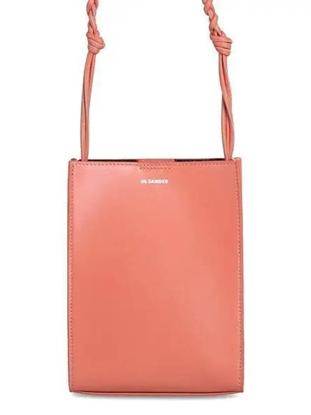 Women's Tangle Small Leather Shoulder Bag Pink - JIL SANDER - BALAAN 2