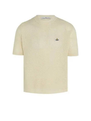 Julian Cotton Knit Top T-Shirt Ivory - VIVIENNE WESTWOOD - BALAAN 1