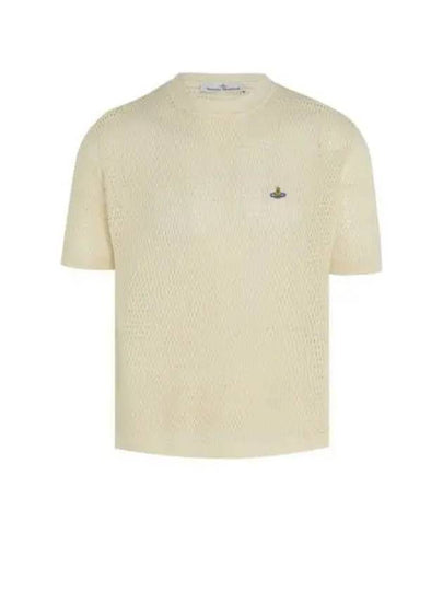 Julian Cotton Knit Top T-Shirt Ivory - VIVIENNE WESTWOOD - BALAAN 2