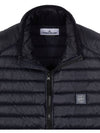 Loom Woven Chambers Recycled Nylon Down Padding Vest Navy - STONE ISLAND - BALAAN 5