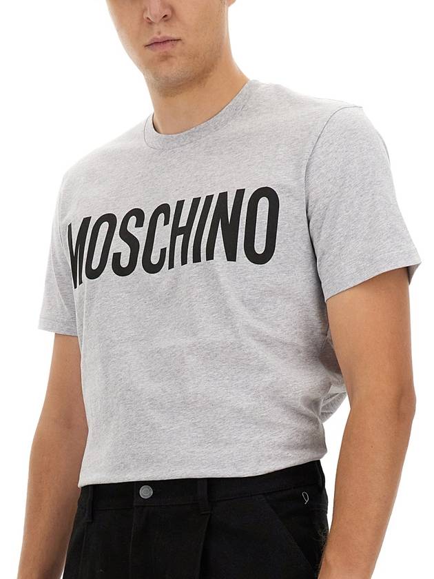 T-SHIRT WITH LOGO - MOSCHINO - BALAAN 4