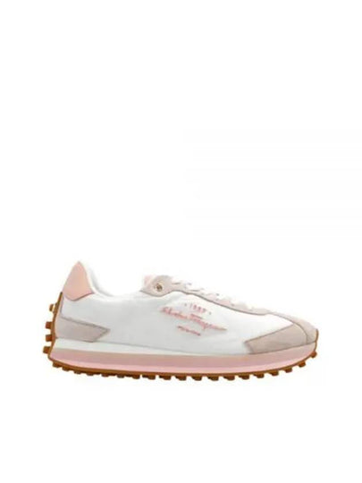 Panelled Low-Top Sneakers Pink - SALVATORE FERRAGAMO - BALAAN 2