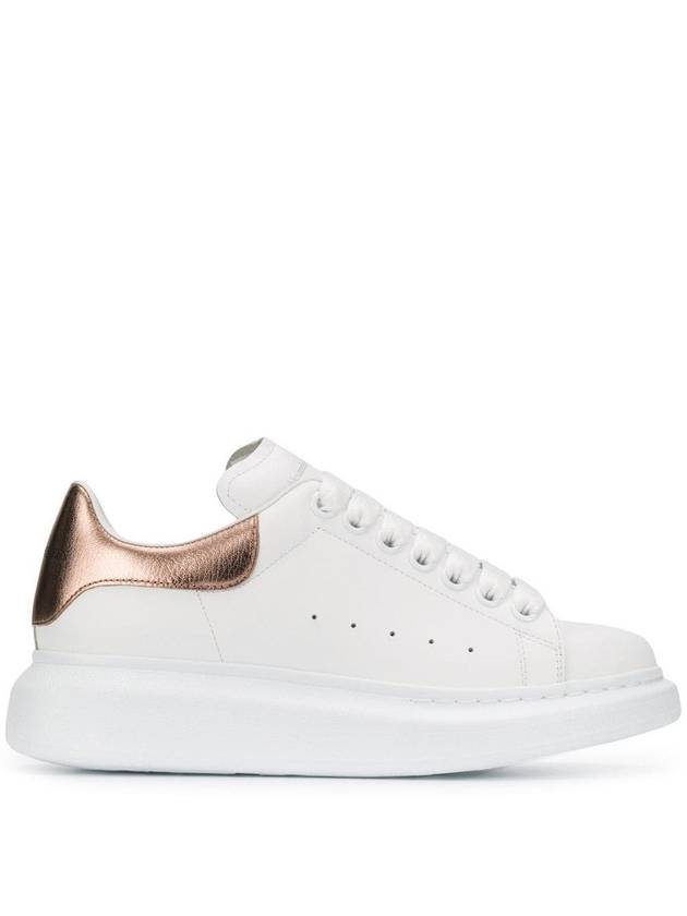 Oversized Low Top Sneakers White Rose Gold - ALEXANDER MCQUEEN - BALAAN 2