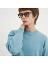 Alpha crewneck round knit sky blue - BLONDNINE - BALAAN 7